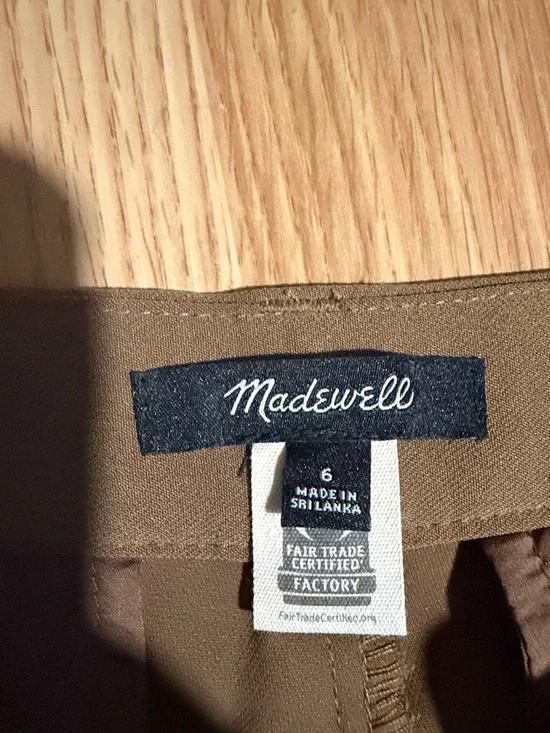 Madewell Double Pleated Trousers Size 6 - Picture 4 of 6